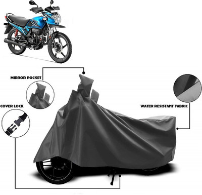 Autoprime Two Wheeler Cover for Hero(Passion Pro TR, Grey)