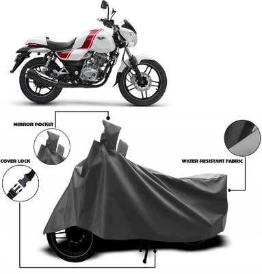 Autoprime Two Wheeler Cover for Bajaj(V 150, Grey)