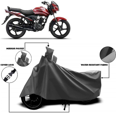 Autoprime Two Wheeler Cover for TVS(Jive, Grey)