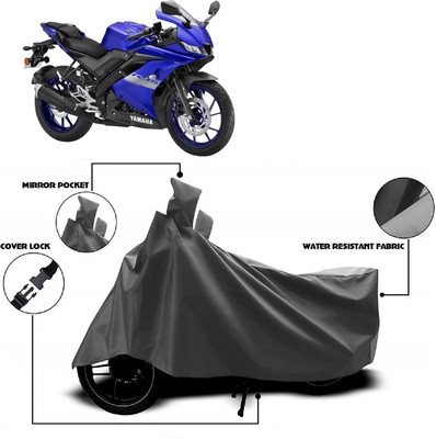 ANTOFY Two Wheeler Cover for Yamaha(YZF R15 V3.0, Grey)