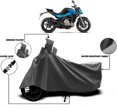 AutoKick Two Wheeler Cover for CFMoto(650 NK, Grey)