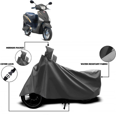 AutoFave Two Wheeler Cover for Hero(Electric Optima HS500 ER, Grey)