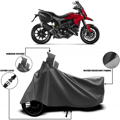 ANTOFY Two Wheeler Cover for Ducati(Hyperstrada, Grey)