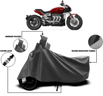 Autoprime Two Wheeler Cover for Triumph(Rocket III, Grey)