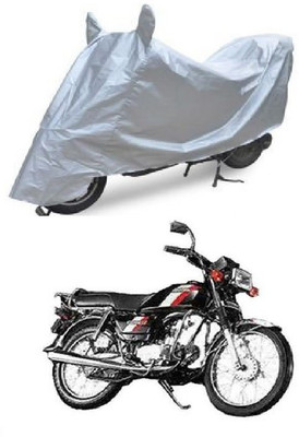 A2D Two Wheeler Cover for Hero(CD 100 SS, Silver)