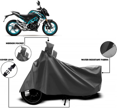 Autoprime Two Wheeler Cover for CFMoto(150NK BS6, Grey)