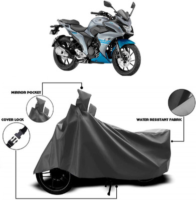 AutoKick Two Wheeler Cover for Yamaha(Fazer 25, Grey)