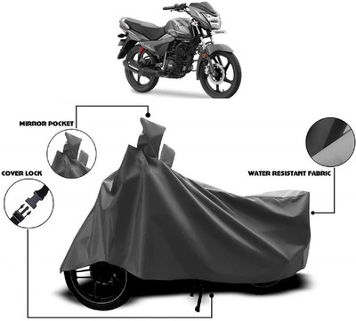 Autoprime Two Wheeler Cover for TVS(Victor GLX, Grey)