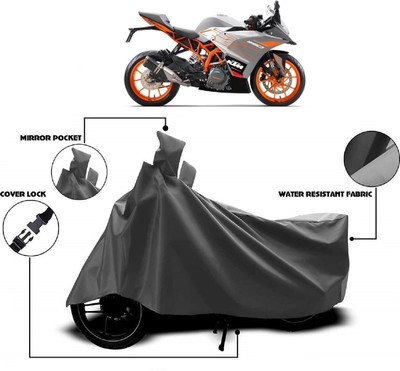 Autoprime Two Wheeler Cover for KTM(RC 390 BS6, Grey)