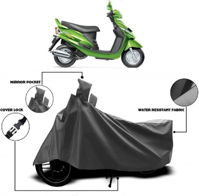 AutoFave Two Wheeler Cover for Mahindra(Rodeo RZ, Grey)