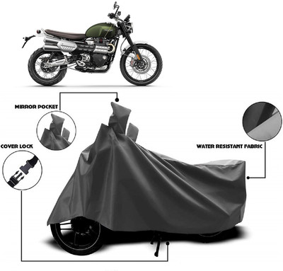 Autoprime Two Wheeler Cover for Triumph(Street Scrambler, Grey)