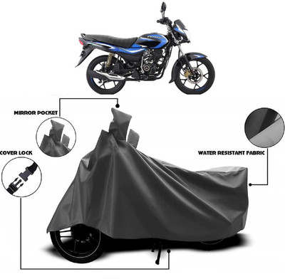Autoprime Two Wheeler Cover for Bajaj(Platina 110 H-Gear BS6, Grey)