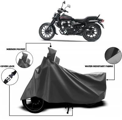 Autoprime Two Wheeler Cover for Bajaj(Avenger 400, Grey)
