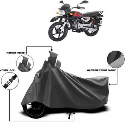 Autoprime Two Wheeler Cover for Bajaj(Boxer BM 150, Grey)