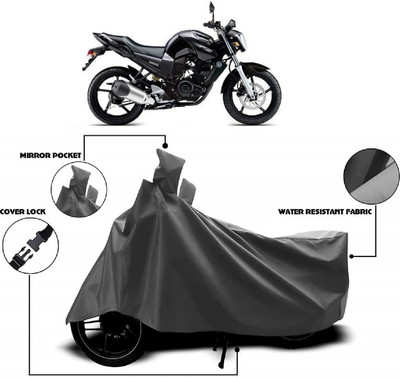 AutoFave Two Wheeler Cover for Yamaha(FZ16, Grey)