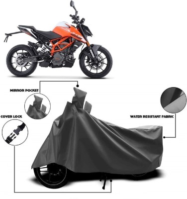 ANTOFY Two Wheeler Cover for KTM(125 Duke BS6, Grey)