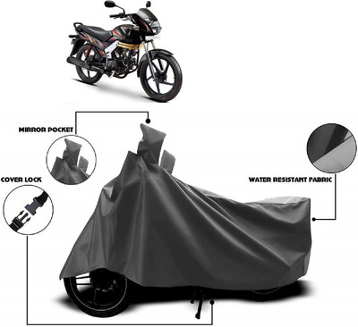 ANTOFY Two Wheeler Cover for Mahindra(Centuro XT, Grey)