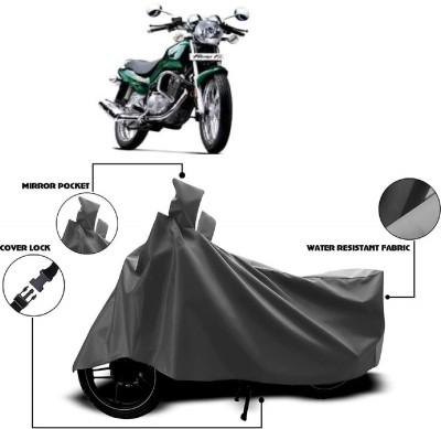 AutoFave Two Wheeler Cover for TVS(Fiero FX, Grey)