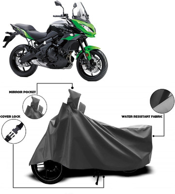 ANTOFY Two Wheeler Cover for Kawasaki(Versys 650 BS6, Grey)