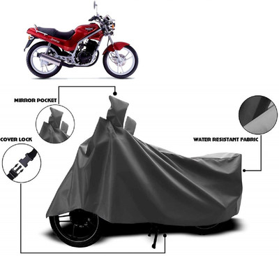 Autoprime Two Wheeler Cover for Kinetic(GF 125, Grey)