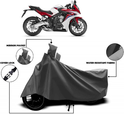 AutoKick Two Wheeler Cover for Honda(CBR 650F, Grey)