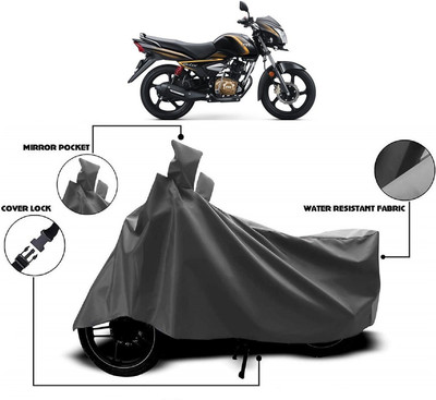 ANTOFY Two Wheeler Cover for TVS(Victor Premium, Grey)