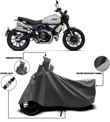 AutoFave Two Wheeler Cover for Ducati(Scrambler 1100, Grey)