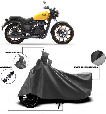ANTOFY Two Wheeler Cover for Royal Enfield(Meteor BS6, Grey)