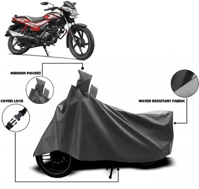 AutoKick Two Wheeler Cover for TVS(Star City Plus BS6, Grey)