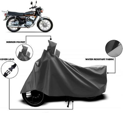 Autoprime Two Wheeler Cover for Yamaha(RX135, Grey)