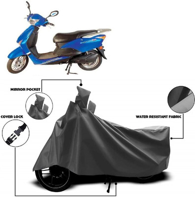 AutoFave Two Wheeler Cover for Avon(E Scoot, Grey)