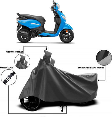 Autoprime Two Wheeler Cover for Hero(Pleasure+ 110, Grey)