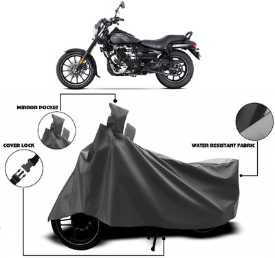 AutoKick Two Wheeler Cover for Bajaj(Avenger Street 160, Grey)