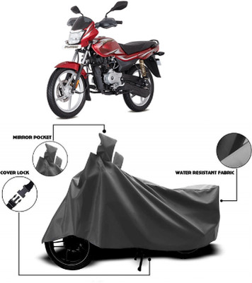 Autoprime Two Wheeler Cover for Bajaj(Platina 100 DTS-i, Grey)