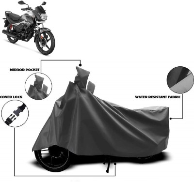 AutoKick Two Wheeler Cover for Hero(Passion Pro i3S, Grey)