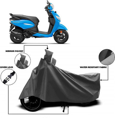 Autoprime Two Wheeler Cover for Hero(Pleasure Plus, Grey)