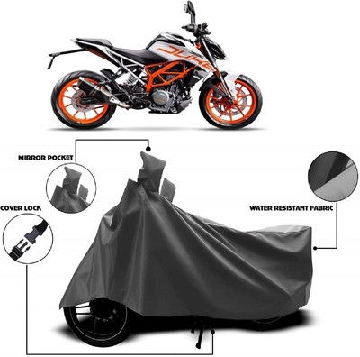 ANTOFY Two Wheeler Cover for KTM(Duke 390, Grey)