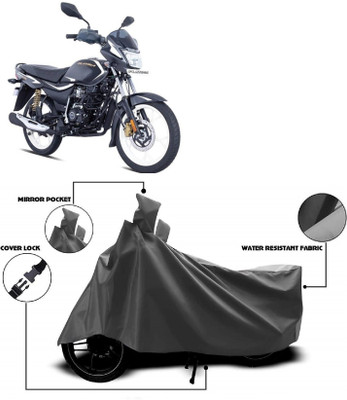 Autoprime Two Wheeler Cover for Bajaj(Platina 110, Grey)