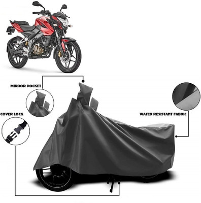 Autoprime Two Wheeler Cover for Bajaj(Pulsar 180NS, Grey)