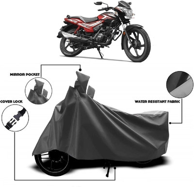 Autoprime Waterproof Two Wheeler Cover for TVS(Star City BS6, Grey)