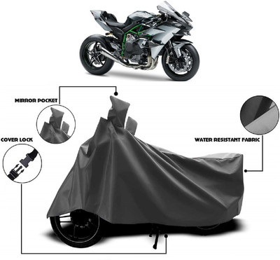 Autoprime Two Wheeler Cover for Kawasaki(Versys 650, Grey)
