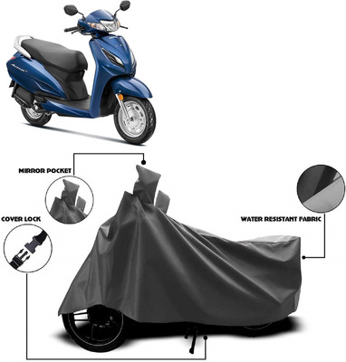 Autoprime Two Wheeler Cover for Honda(Activa, Grey)