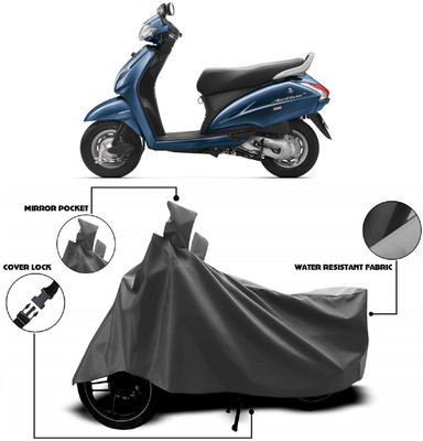 AutoFave Two Wheeler Cover for Honda(Activa 3G, Grey)