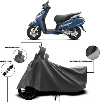 ANTOFY Two Wheeler Cover for Honda(Activa 125, Grey)