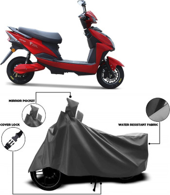 Autoprime Two Wheeler Cover for Techo Electra(Raptor BS6, Grey)