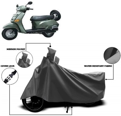 Autoprime Two Wheeler Cover for Honda(Eterno, Grey)