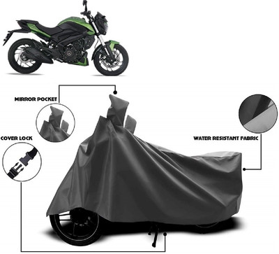 AutoFave Two Wheeler Cover for Bajaj(Dominar 250, Grey)