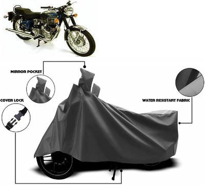 Autoprime Two Wheeler Cover for Royal Enfield(Machismo 500, Grey)