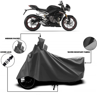 ANTOFY Two Wheeler Cover for Triumph(Street Triple, Grey)