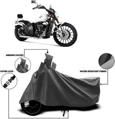 Autoprime Two Wheeler Cover for FAB Regal Raptor(Daytona 350, Grey)